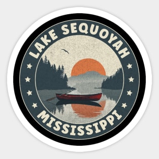 Lake Sequoyah Mississippi Sunset Sticker